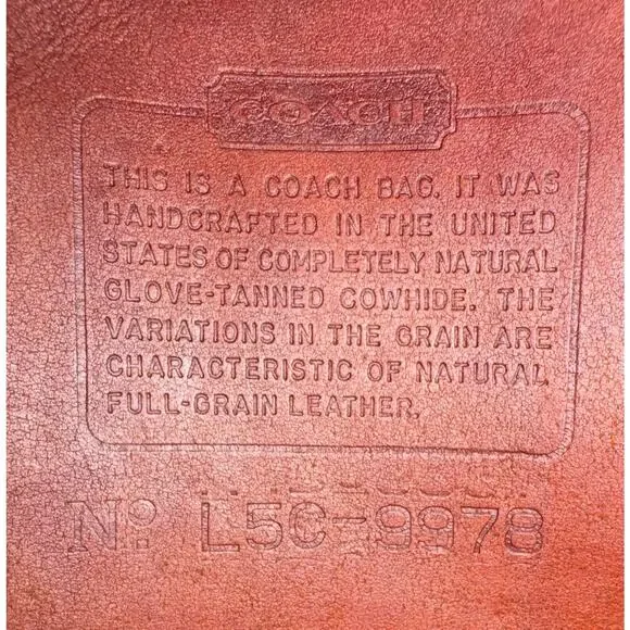 Coach Mahogany Sidepack Beautiful Condition - Picture 3 of 10